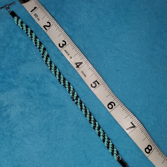 Japanese beaded kumihimo bracelet - Picture 2 of 2